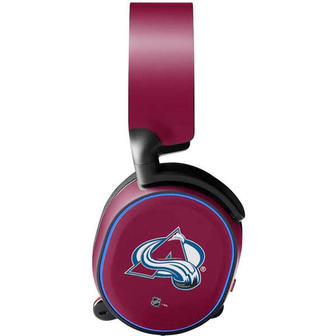 NHL Colorado Avalanche Solid Background SteelSeries Arctis 5 Skin