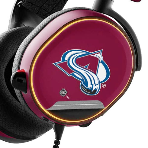 NHL Colorado Avalanche Solid Background SteelSeries Arctis 5 Skin