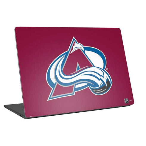NHL Colorado Avalanche Solid Background Universal Laptop 12in (9.8 x 6.8in) Skin