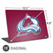 NHL Colorado Avalanche Solid Background Universal Laptop 15in (12.2 x 8.8in) Skin