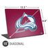 NHL Colorado Avalanche Solid Background Universal Laptop 15in (12.2 x 8.8in) Skin