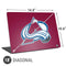 NHL Colorado Avalanche Solid Background Universal Laptop 18in (14.6 x 10.6in) Skin