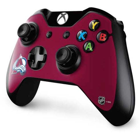 NHL Colorado Avalanche Solid Background Xbox One Controller Skin