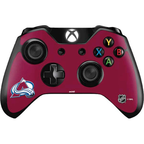 NHL Colorado Avalanche Solid Background Xbox One Controller Skin