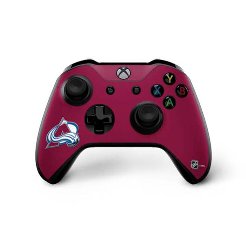 NHL Colorado Avalanche Solid Background Xbox One X Controller Skin