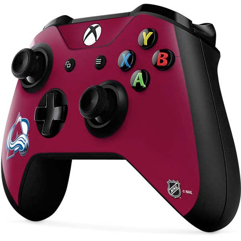 NHL Colorado Avalanche Solid Background Xbox One X Controller Skin
