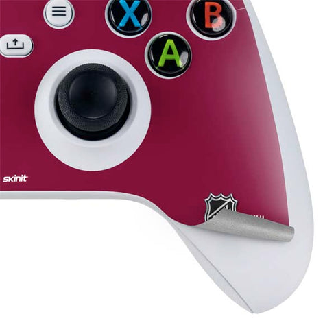 NHL Colorado Avalanche Solid Background Xbox Series S Controller Skin