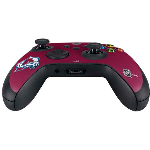 NHL Colorado Avalanche Solid Background Xbox Series X Controller Skin