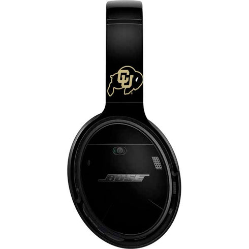 University of Colorado CU Logo on Black Bose QuietComfort 35 II Headphones Skin