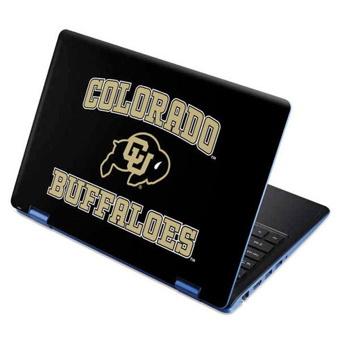 University of Colorado CU Logo on Gold Aspire R11 11.6in Skin