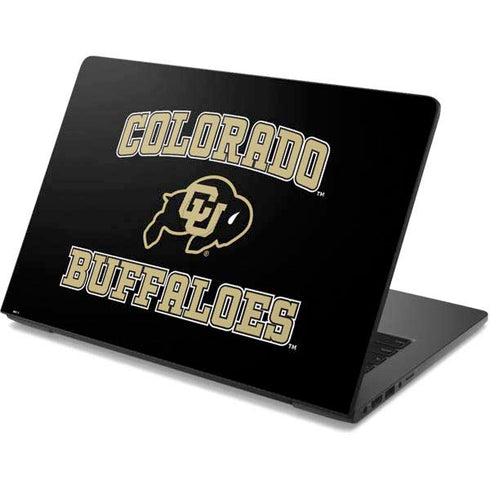 University of Colorado CU Logo on Gold Dell Chromebook Skin