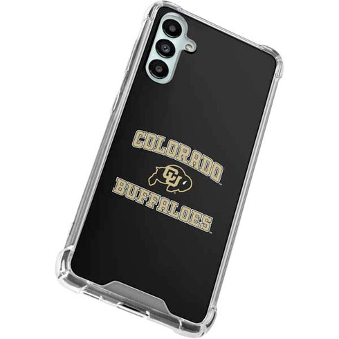 University of Colorado CU Logo on Gold Galaxy A15 5G Clear Case