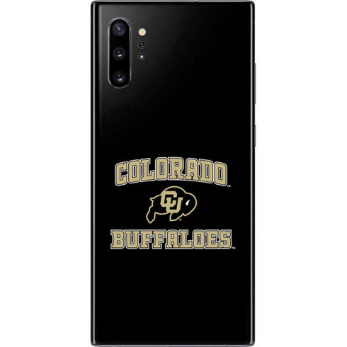 University of Colorado CU Logo on Gold Galaxy Note 10 Plus Skin