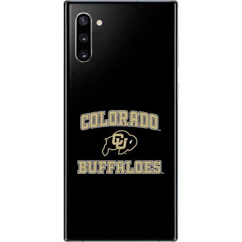 University of Colorado CU Logo on Gold Galaxy Note 10 Skin