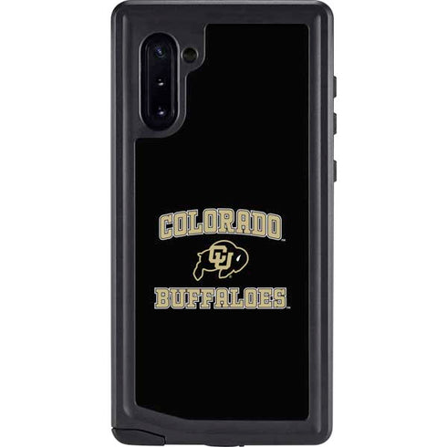 University of Colorado CU Logo on Gold Galaxy Note 10 Waterproof Case