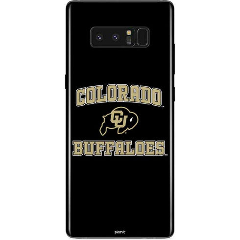 University of Colorado CU Logo on Gold Galaxy Note 8 Skin