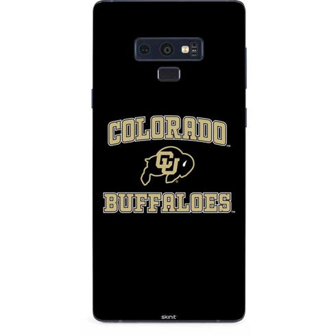 University of Colorado CU Logo on Gold Galaxy Note 9 Skin