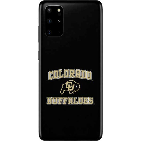 University of Colorado CU Logo on Gold Galaxy S20 Plus Skin