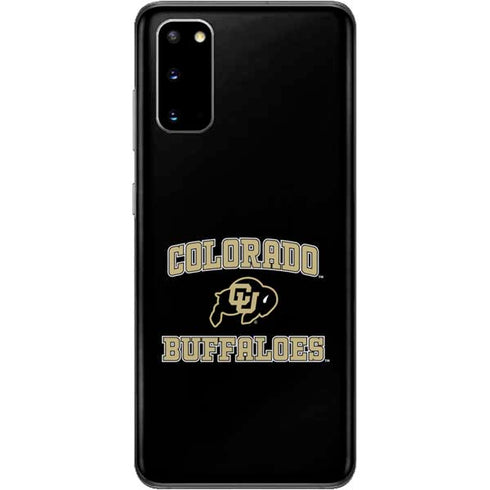 University of Colorado CU Logo on Gold Galaxy S20 Skin