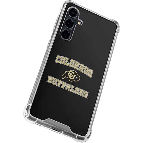 University of Colorado CU Logo on Gold Galaxy S23 FE Clear Case