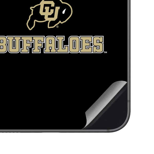 University of Colorado CU Logo on Gold Galaxy S23 FE Skin