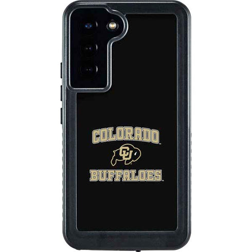 University of Colorado CU Logo on Gold Galaxy S23 Plus Waterproof Case