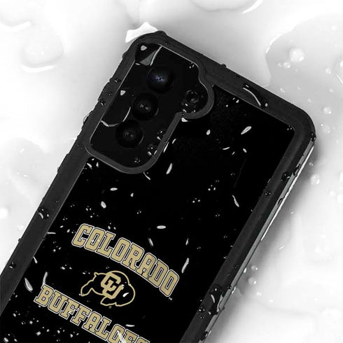 University of Colorado CU Logo on Gold Galaxy S23 Waterproof Case