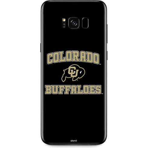 University of Colorado CU Logo on Gold Galaxy S8 Plus Skin