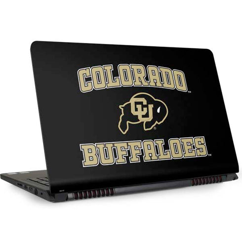 University of Colorado CU Logo on Gold Dell Inspiron Skin