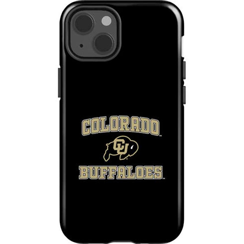 University of Colorado CU Logo on Gold iPhone 15 Impact Case