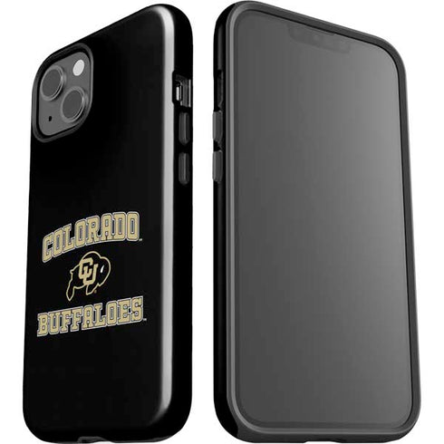 University of Colorado CU Logo on Gold iPhone 15 Impact Case