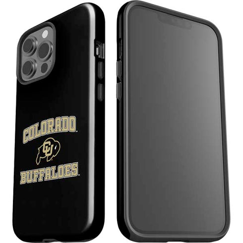 University of Colorado CU Logo on Gold iPhone 15 Pro Max Impact Case