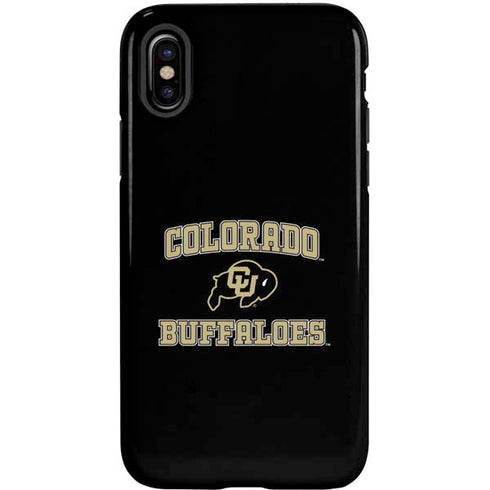 University of Colorado CU Logo on Gold iPhone XS Pro Case