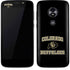 University of Colorado CU Logo on Gold Moto E5 Play Skin