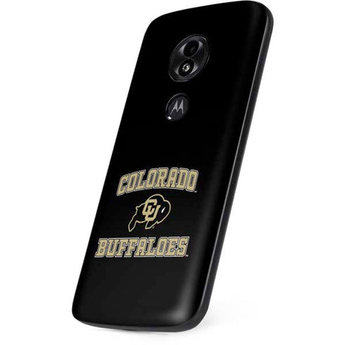 University of Colorado CU Logo on Gold Moto E5 Play Skin
