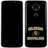 University of Colorado CU Logo on Gold Moto E5 Plus Skin