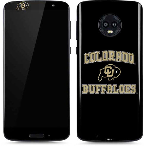 University of Colorado CU Logo on Gold Moto G6 Skin