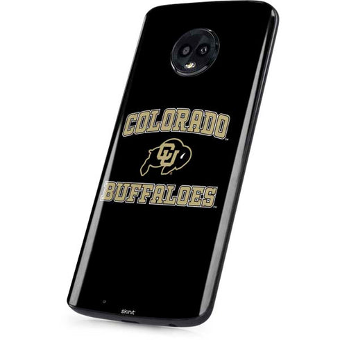 University of Colorado CU Logo on Gold Moto G6 Skin