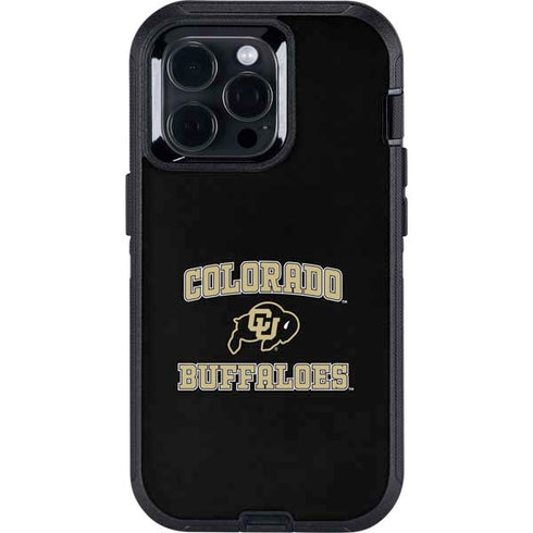 University of Colorado CU Logo on Gold Otterbox Defender iPhone Skin