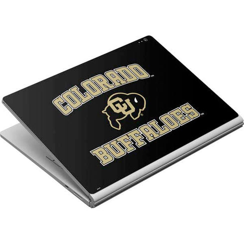 University of Colorado CU Logo on Gold Surface Book Skin
