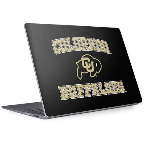 University of Colorado CU Logo on Gold Surface Laptop 2 Skin