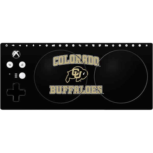 University of Colorado CU Logo on Gold Xbox Adaptive Controller Skin