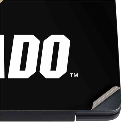 University of Colorado CU Logo on Black Dell Vostro Skin