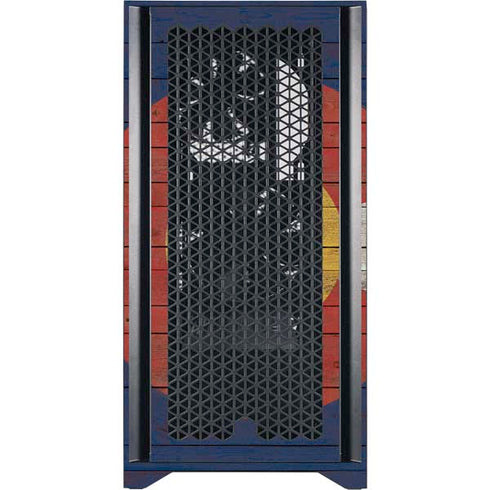 Colorado Flag Dark Wood Corsair 4000D Tempered Glass Mid-Tower ATX Case Skin