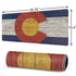 Colorado Flag Dark Wood Gaming Mouse Pad