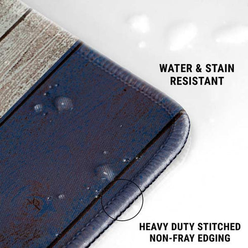 Colorado Flag Dark Wood Gaming Mouse Pad