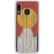 Colorado Flag Dark Wood Galaxy A20 Clear Case