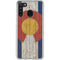 Colorado Flag Dark Wood Galaxy A21 Clear Case