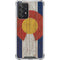 Colorado Flag Dark Wood Galaxy A52 5G Clear Case