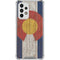 Colorado Flag Dark Wood Galaxy A53 5G Clear Case